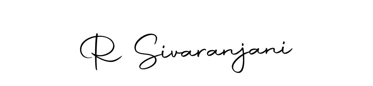 Design your own signature with our free online signature maker. With this signature software, you can create a handwritten (Autography-DOLnW) signature for name R Sivaranjani. R Sivaranjani signature style 10 images and pictures png