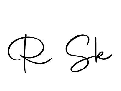 How to make R Sk name signature. Use Autography-DOLnW style for creating short signs online. This is the latest handwritten sign. R Sk signature style 10 images and pictures png