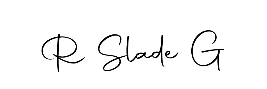 Similarly Autography-DOLnW is the best handwritten signature design. Signature creator online .You can use it as an online autograph creator for name R Slade G. R Slade G signature style 10 images and pictures png