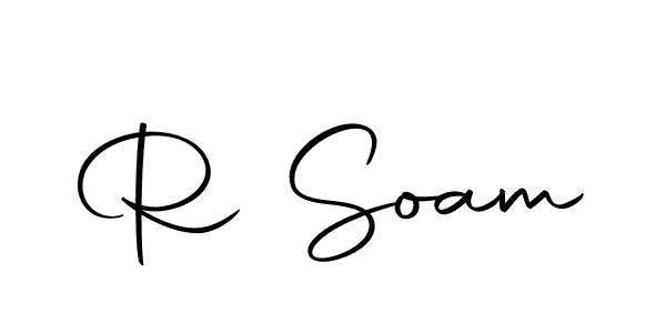 Here are the top 10 professional signature styles for the name R Soam. These are the best autograph styles you can use for your name. R Soam signature style 10 images and pictures png