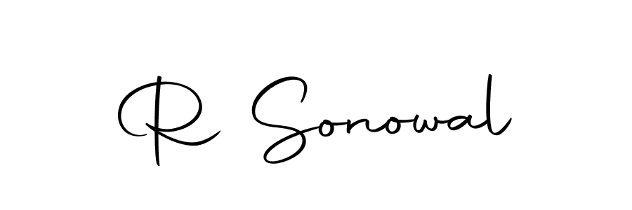 Make a beautiful signature design for name R Sonowal. With this signature (Autography-DOLnW) style, you can create a handwritten signature for free. R Sonowal signature style 10 images and pictures png