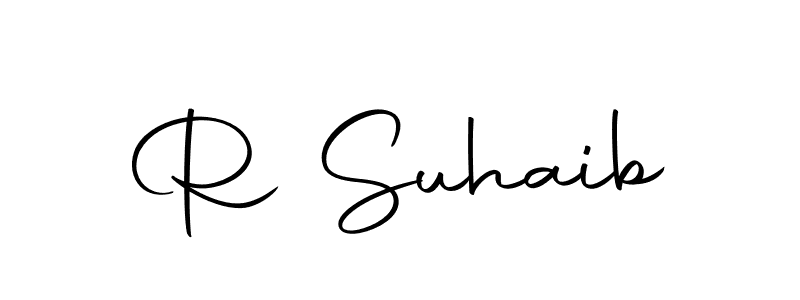 Make a beautiful signature design for name R Suhaib. Use this online signature maker to create a handwritten signature for free. R Suhaib signature style 10 images and pictures png