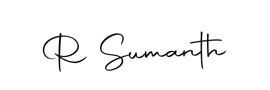 Also we have R Sumanth name is the best signature style. Create professional handwritten signature collection using Autography-DOLnW autograph style. R Sumanth signature style 10 images and pictures png