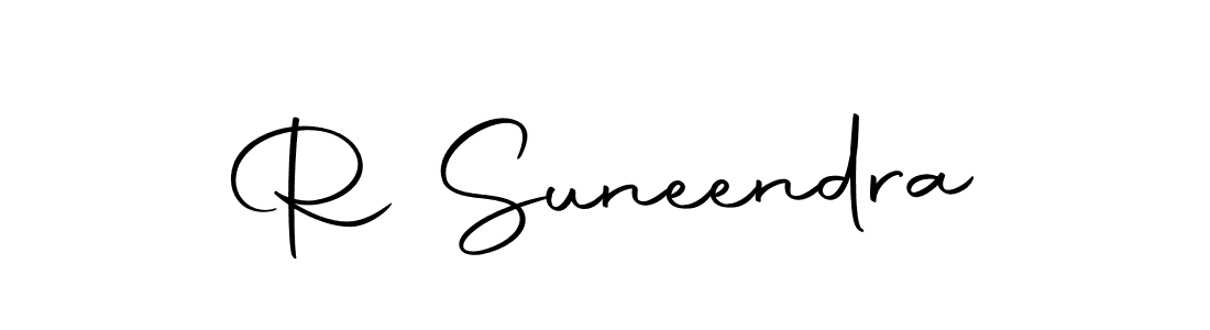 R Suneendra stylish signature style. Best Handwritten Sign (Autography-DOLnW) for my name. Handwritten Signature Collection Ideas for my name R Suneendra. R Suneendra signature style 10 images and pictures png
