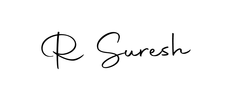 Make a beautiful signature design for name R Suresh. Use this online signature maker to create a handwritten signature for free. R Suresh signature style 10 images and pictures png