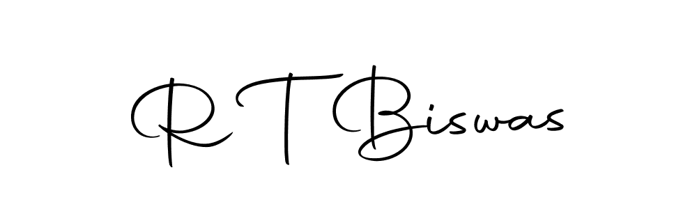 Make a beautiful signature design for name R T Biswas. With this signature (Autography-DOLnW) style, you can create a handwritten signature for free. R T Biswas signature style 10 images and pictures png