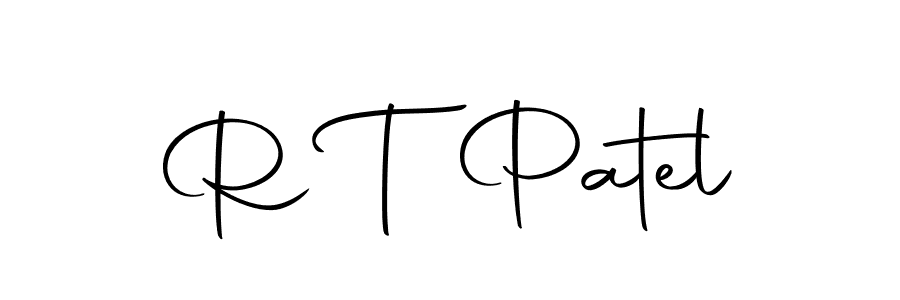 R T Patel stylish signature style. Best Handwritten Sign (Autography-DOLnW) for my name. Handwritten Signature Collection Ideas for my name R T Patel. R T Patel signature style 10 images and pictures png