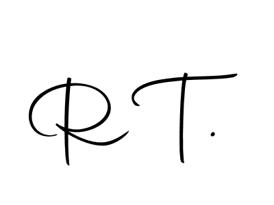 How to make R T. name signature. Use Autography-DOLnW style for creating short signs online. This is the latest handwritten sign. R T. signature style 10 images and pictures png