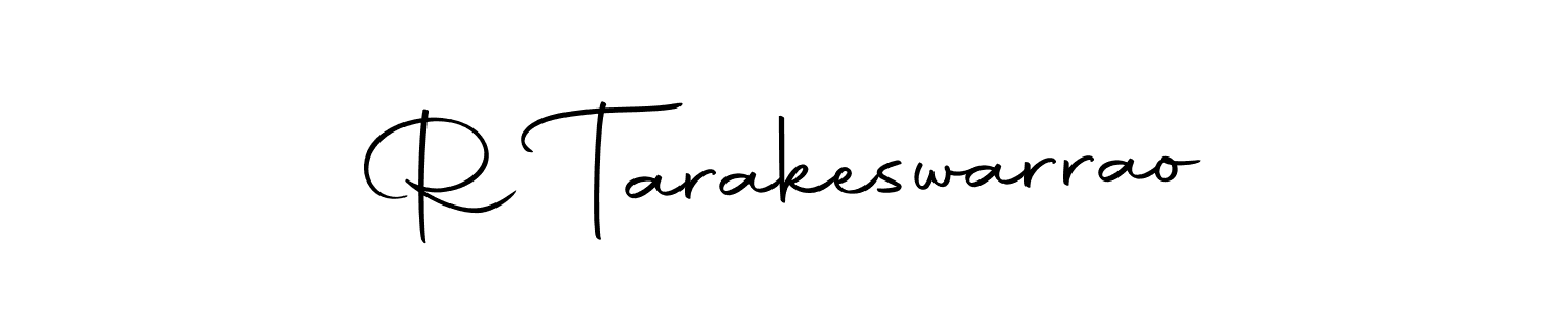 Make a beautiful signature design for name R Tarakeswarrao. With this signature (Autography-DOLnW) style, you can create a handwritten signature for free. R Tarakeswarrao signature style 10 images and pictures png