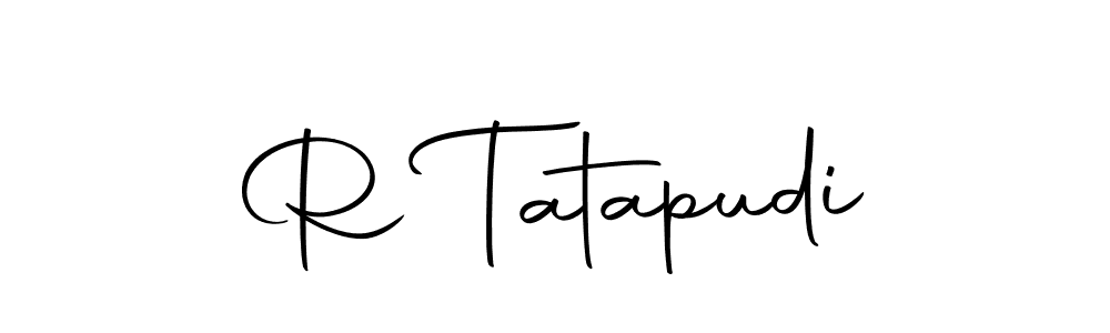 Also we have R Tatapudi name is the best signature style. Create professional handwritten signature collection using Autography-DOLnW autograph style. R Tatapudi signature style 10 images and pictures png