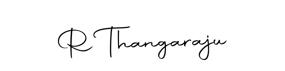 Autography-DOLnW is a professional signature style that is perfect for those who want to add a touch of class to their signature. It is also a great choice for those who want to make their signature more unique. Get R Thangaraju name to fancy signature for free. R Thangaraju signature style 10 images and pictures png
