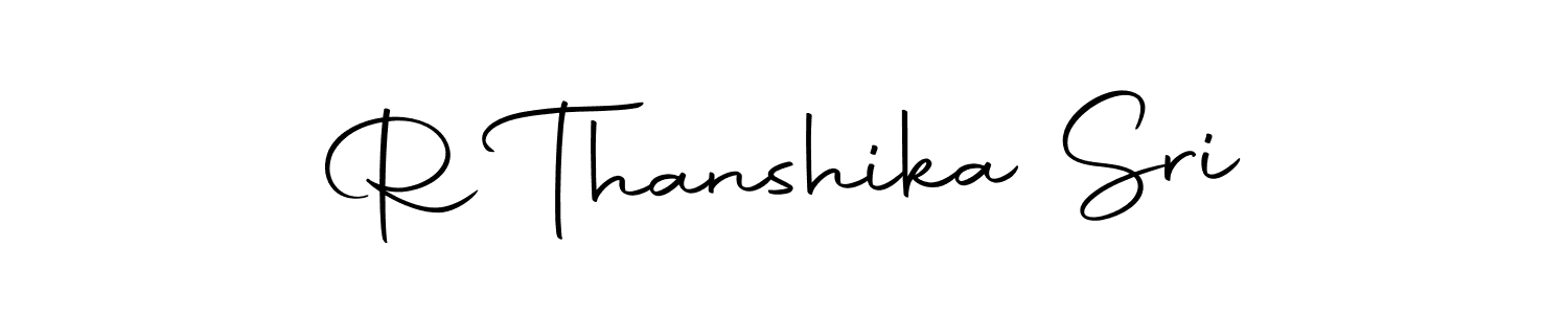 How to make R Thanshika Sri signature? Autography-DOLnW is a professional autograph style. Create handwritten signature for R Thanshika Sri name. R Thanshika Sri signature style 10 images and pictures png