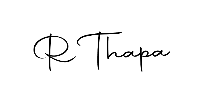 if you are searching for the best signature style for your name R Thapa. so please give up your signature search. here we have designed multiple signature styles  using Autography-DOLnW. R Thapa signature style 10 images and pictures png