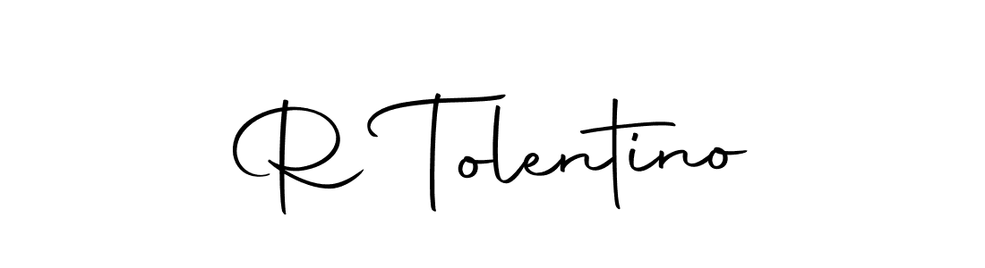 Make a beautiful signature design for name R Tolentino. With this signature (Autography-DOLnW) style, you can create a handwritten signature for free. R Tolentino signature style 10 images and pictures png