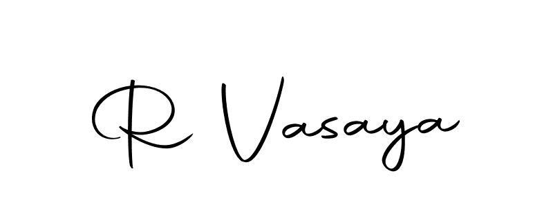 R Vasaya stylish signature style. Best Handwritten Sign (Autography-DOLnW) for my name. Handwritten Signature Collection Ideas for my name R Vasaya. R Vasaya signature style 10 images and pictures png