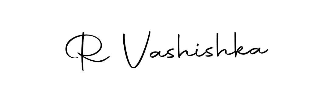 The best way (Autography-DOLnW) to make a short signature is to pick only two or three words in your name. The name R Vashishka include a total of six letters. For converting this name. R Vashishka signature style 10 images and pictures png