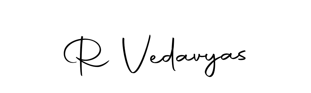 Also we have R Vedavyas name is the best signature style. Create professional handwritten signature collection using Autography-DOLnW autograph style. R Vedavyas signature style 10 images and pictures png