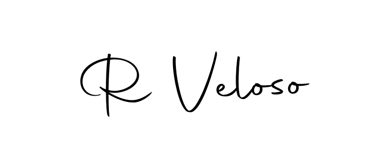 Design your own signature with our free online signature maker. With this signature software, you can create a handwritten (Autography-DOLnW) signature for name R Veloso. R Veloso signature style 10 images and pictures png