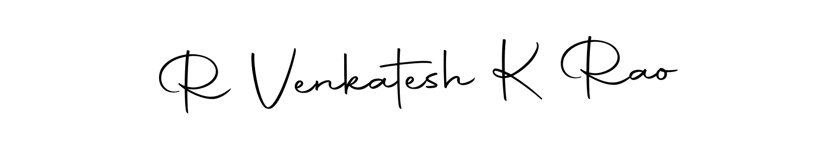 Autography-DOLnW is a professional signature style that is perfect for those who want to add a touch of class to their signature. It is also a great choice for those who want to make their signature more unique. Get R Venkatesh K Rao name to fancy signature for free. R Venkatesh K Rao signature style 10 images and pictures png