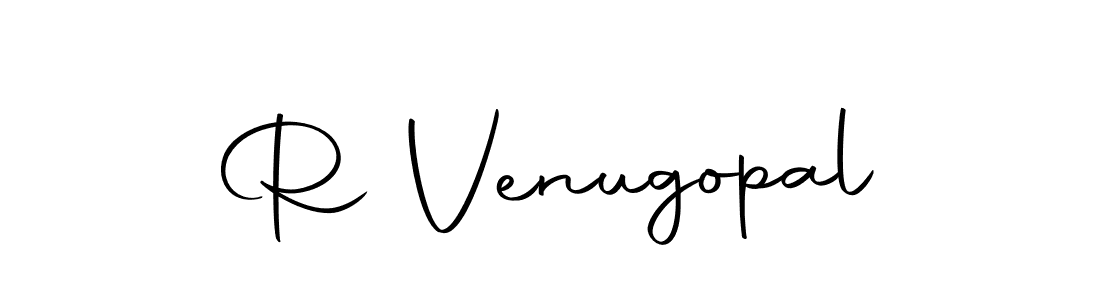 Use a signature maker to create a handwritten signature online. With this signature software, you can design (Autography-DOLnW) your own signature for name R Venugopal. R Venugopal signature style 10 images and pictures png