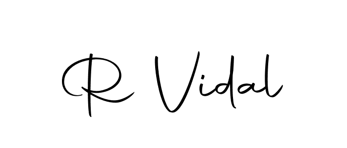Here are the top 10 professional signature styles for the name R Vidal. These are the best autograph styles you can use for your name. R Vidal signature style 10 images and pictures png