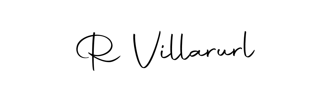 R Villarurl stylish signature style. Best Handwritten Sign (Autography-DOLnW) for my name. Handwritten Signature Collection Ideas for my name R Villarurl. R Villarurl signature style 10 images and pictures png