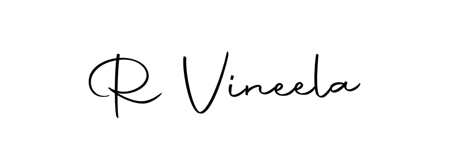 Here are the top 10 professional signature styles for the name R Vineela. These are the best autograph styles you can use for your name. R Vineela signature style 10 images and pictures png