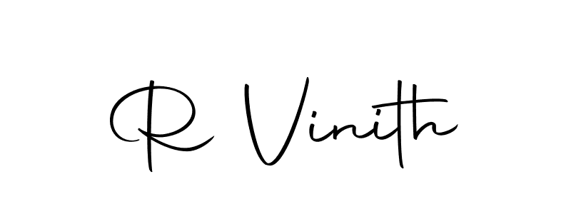 You can use this online signature creator to create a handwritten signature for the name R Vinith. This is the best online autograph maker. R Vinith signature style 10 images and pictures png