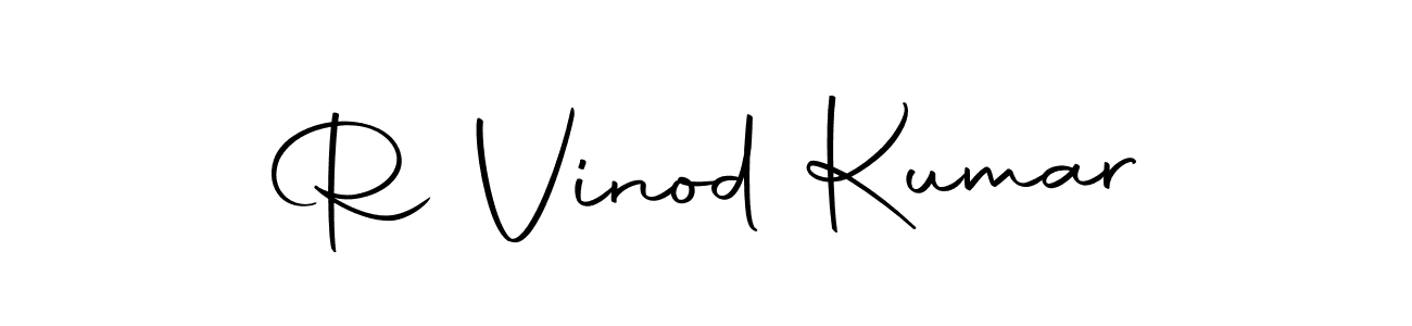 Make a beautiful signature design for name R Vinod Kumar. Use this online signature maker to create a handwritten signature for free. R Vinod Kumar signature style 10 images and pictures png