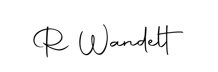 How to make R Wandelt name signature. Use Autography-DOLnW style for creating short signs online. This is the latest handwritten sign. R Wandelt signature style 10 images and pictures png