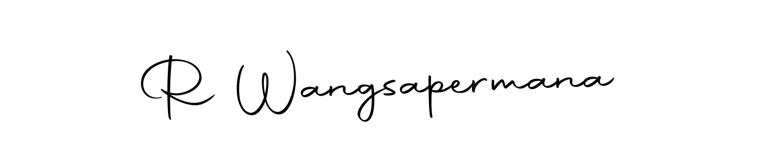 if you are searching for the best signature style for your name R Wangsapermana. so please give up your signature search. here we have designed multiple signature styles  using Autography-DOLnW. R Wangsapermana signature style 10 images and pictures png