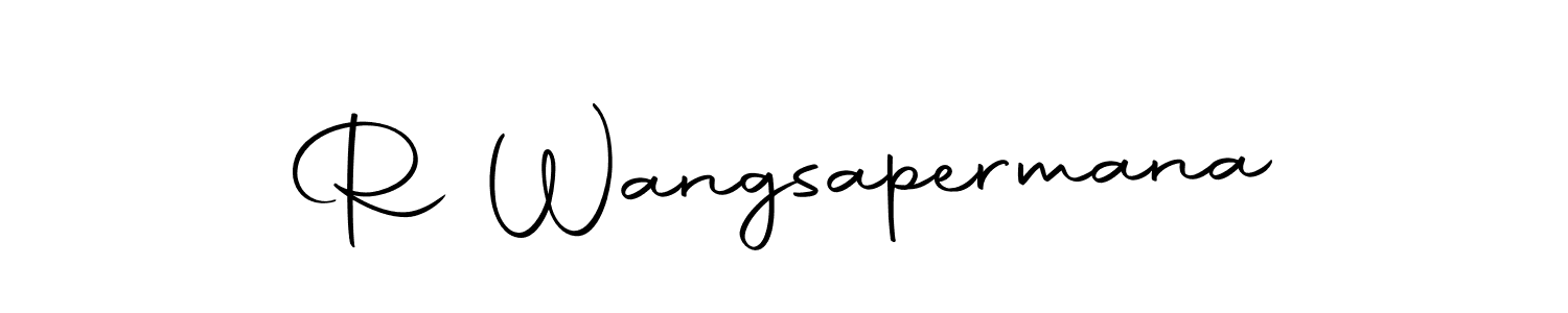It looks lik you need a new signature style for name R Wangsapermana. Design unique handwritten (Autography-DOLnW) signature with our free signature maker in just a few clicks. R Wangsapermana signature style 10 images and pictures png
