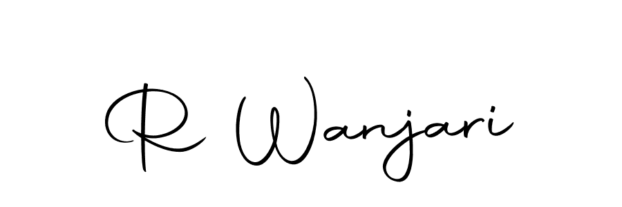 It looks lik you need a new signature style for name R Wanjari. Design unique handwritten (Autography-DOLnW) signature with our free signature maker in just a few clicks. R Wanjari signature style 10 images and pictures png