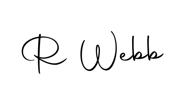 R Webb stylish signature style. Best Handwritten Sign (Autography-DOLnW) for my name. Handwritten Signature Collection Ideas for my name R Webb. R Webb signature style 10 images and pictures png