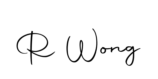 Here are the top 10 professional signature styles for the name R Wong. These are the best autograph styles you can use for your name. R Wong signature style 10 images and pictures png