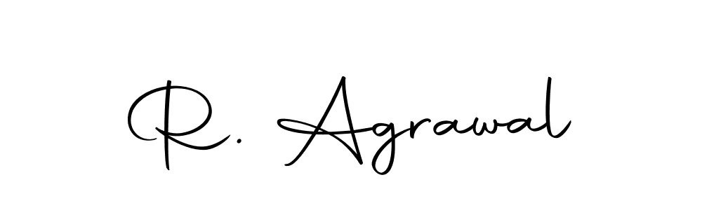 Create a beautiful signature design for name R. Agrawal. With this signature (Autography-DOLnW) fonts, you can make a handwritten signature for free. R. Agrawal signature style 10 images and pictures png