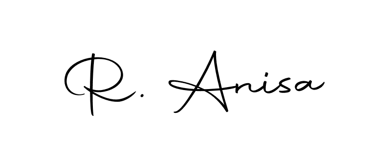 Make a beautiful signature design for name R. Anisa. With this signature (Autography-DOLnW) style, you can create a handwritten signature for free. R. Anisa signature style 10 images and pictures png