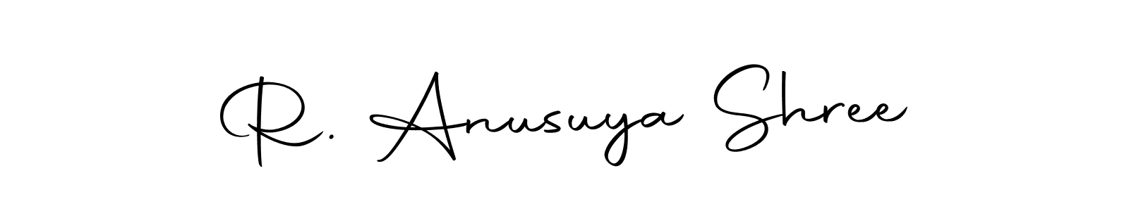 Also we have R. Anusuya Shree name is the best signature style. Create professional handwritten signature collection using Autography-DOLnW autograph style. R. Anusuya Shree signature style 10 images and pictures png