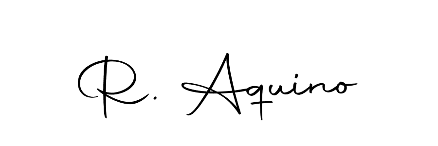 Create a beautiful signature design for name R. Aquino. With this signature (Autography-DOLnW) fonts, you can make a handwritten signature for free. R. Aquino signature style 10 images and pictures png