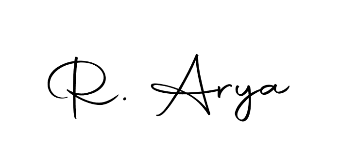 How to make R. Arya signature? Autography-DOLnW is a professional autograph style. Create handwritten signature for R. Arya name. R. Arya signature style 10 images and pictures png