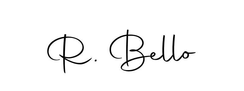Check out images of Autograph of R. Bello name. Actor R. Bello Signature Style. Autography-DOLnW is a professional sign style online. R. Bello signature style 10 images and pictures png