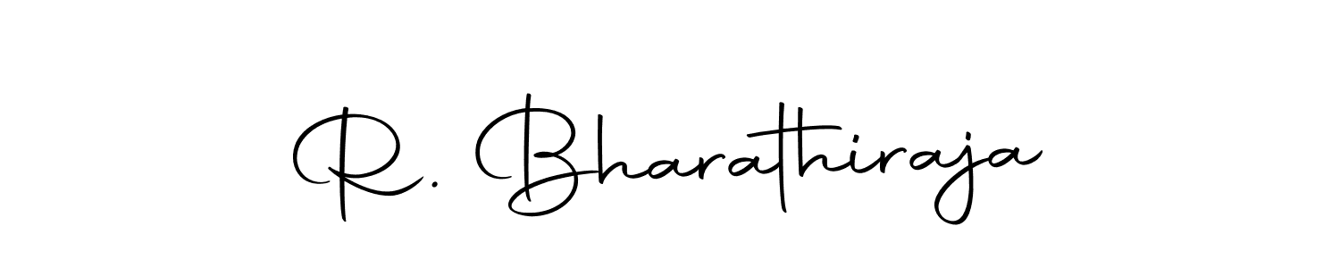 You should practise on your own different ways (Autography-DOLnW) to write your name (R. Bharathiraja) in signature. don't let someone else do it for you. R. Bharathiraja signature style 10 images and pictures png