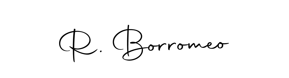 R. Borromeo stylish signature style. Best Handwritten Sign (Autography-DOLnW) for my name. Handwritten Signature Collection Ideas for my name R. Borromeo. R. Borromeo signature style 10 images and pictures png