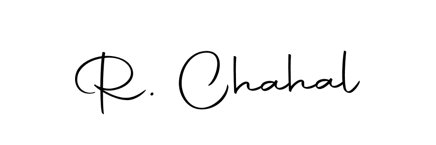 Design your own signature with our free online signature maker. With this signature software, you can create a handwritten (Autography-DOLnW) signature for name R. Chahal. R. Chahal signature style 10 images and pictures png