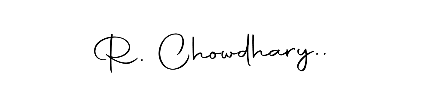 Check out images of Autograph of R. Chowdhary.. name. Actor R. Chowdhary.. Signature Style. Autography-DOLnW is a professional sign style online. R. Chowdhary.. signature style 10 images and pictures png