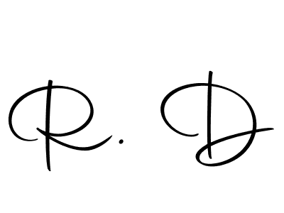 The best way (Autography-DOLnW) to make a short signature is to pick only two or three words in your name. The name R. D include a total of six letters. For converting this name. R. D signature style 10 images and pictures png