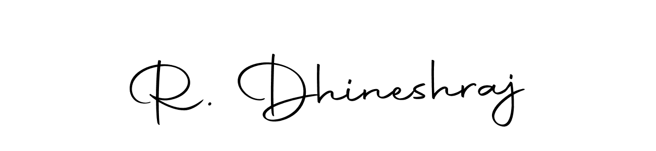 Design your own signature with our free online signature maker. With this signature software, you can create a handwritten (Autography-DOLnW) signature for name R. Dhineshraj. R. Dhineshraj signature style 10 images and pictures png