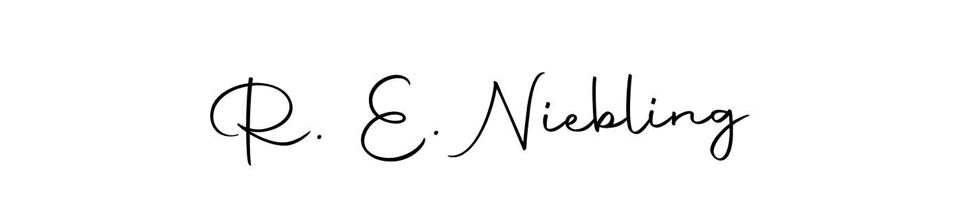 Also we have R. E. Niebling name is the best signature style. Create professional handwritten signature collection using Autography-DOLnW autograph style. R. E. Niebling signature style 10 images and pictures png
