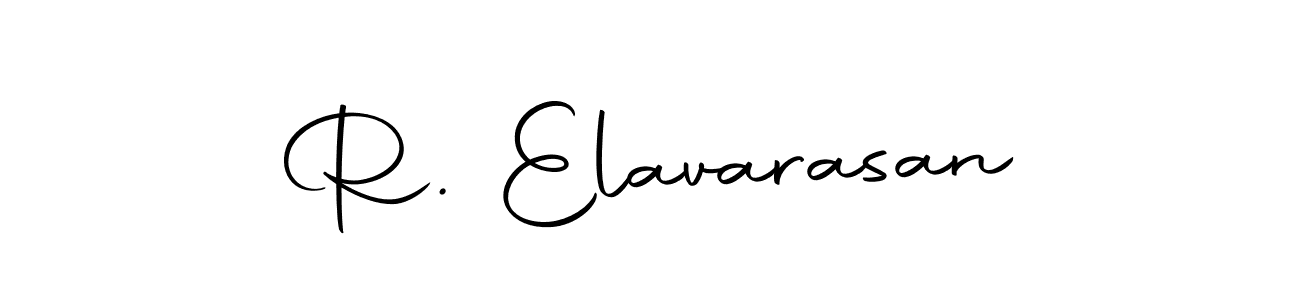 Design your own signature with our free online signature maker. With this signature software, you can create a handwritten (Autography-DOLnW) signature for name R. Elavarasan. R. Elavarasan signature style 10 images and pictures png