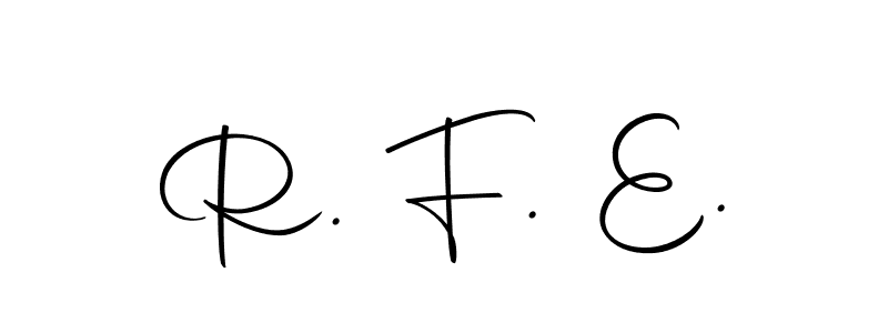 Autography-DOLnW is a professional signature style that is perfect for those who want to add a touch of class to their signature. It is also a great choice for those who want to make their signature more unique. Get R. F. E. name to fancy signature for free. R. F. E. signature style 10 images and pictures png